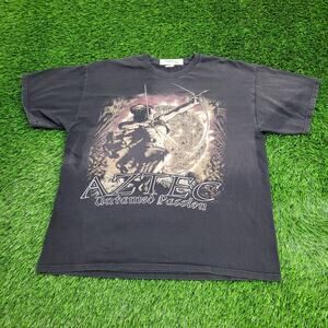 Vintage 90s Aztec Shirt XL 24x26 Black